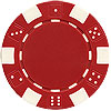 11.5 Gram RED STRIPED DICE Chip