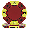 11.5 Gram RED Tri-Color Suit Design  Poker Chip