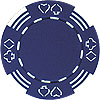 11.5g Royal Suited BLUE Casino Chip