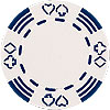 11.5g Royal Suited WHITE Casino Chip