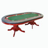 Texas Holdem 96 inch Table Mahogany Deluxe