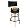 Texas Holdem Padded Bar Stool with Back