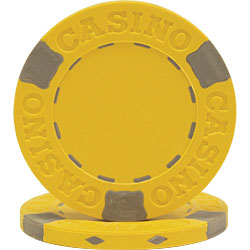 13 gram YELLOW PRO CLAY CASINO Chip